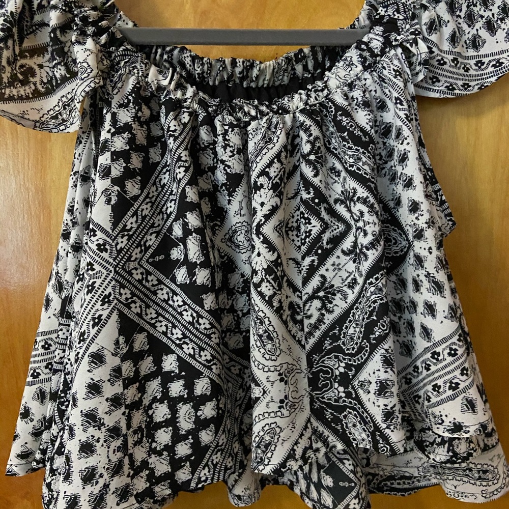 Off the shoulder blouse